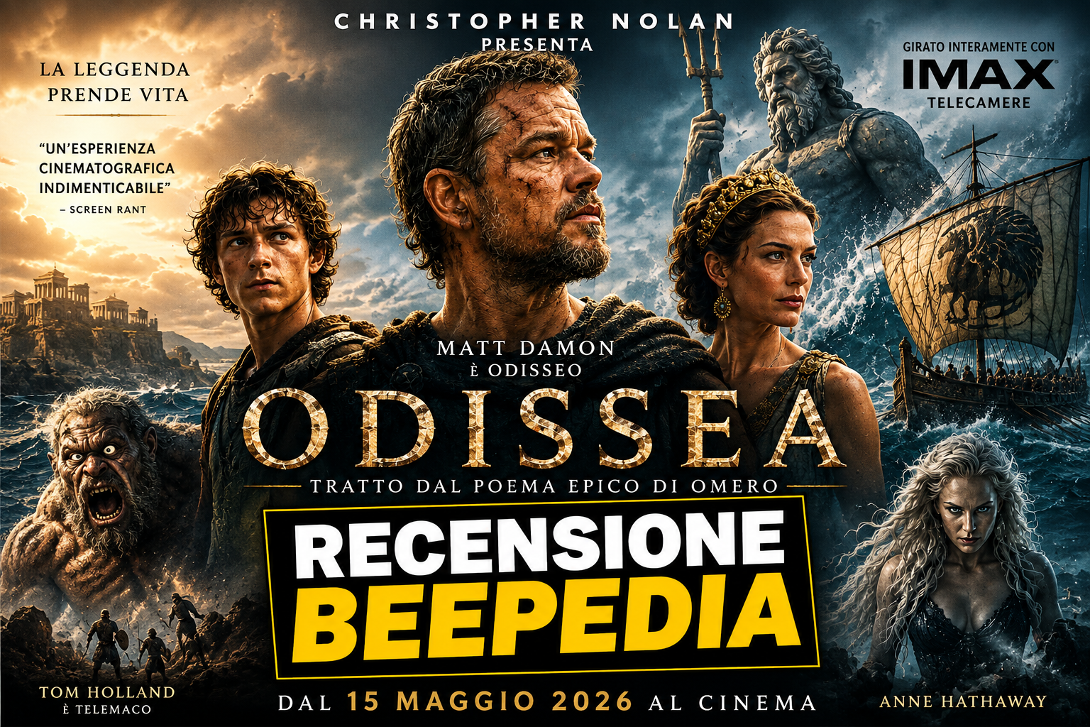 Odissea Christopher Nolan recensione Beepedia