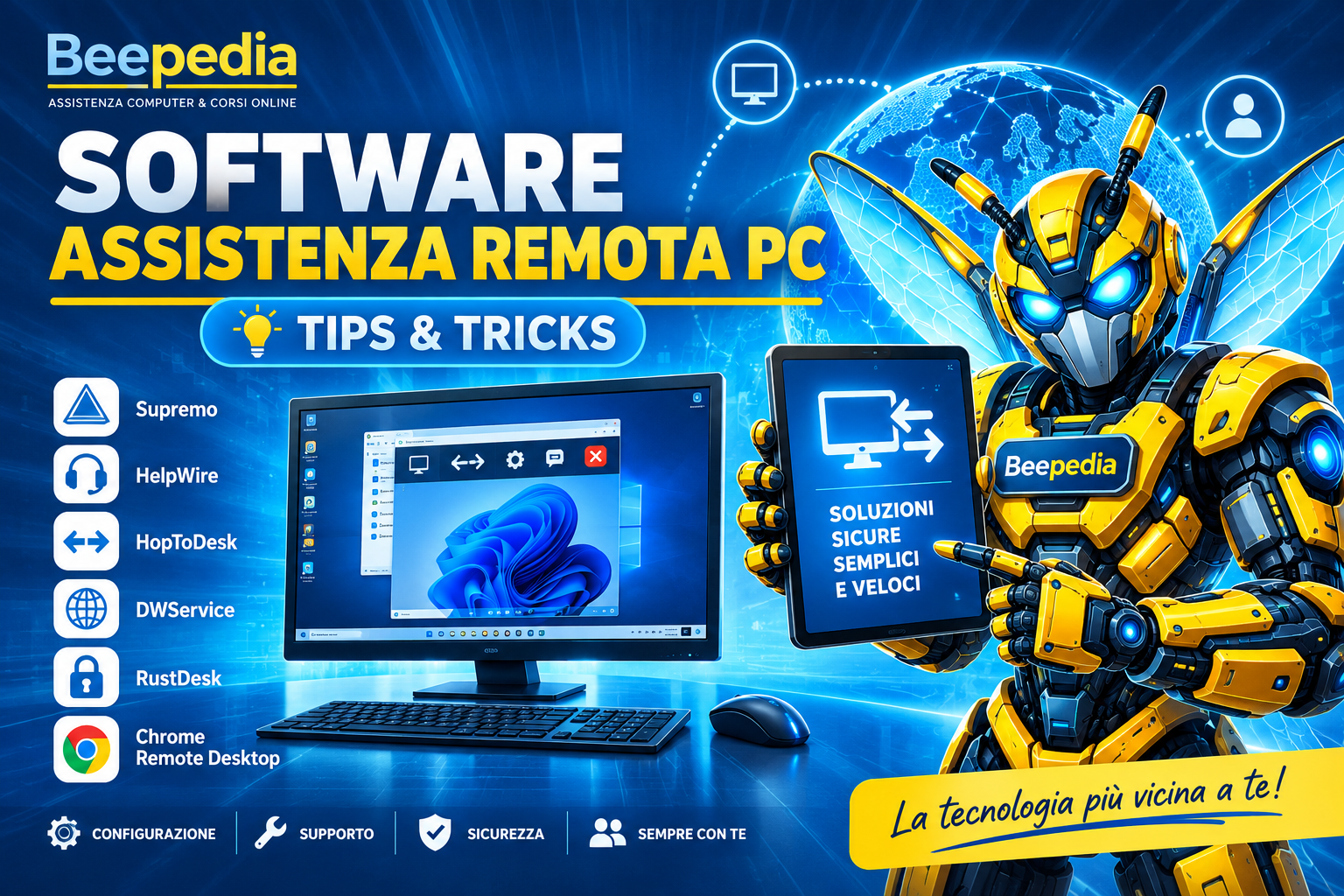 Software assistenza remota PC: 6 programmi utili